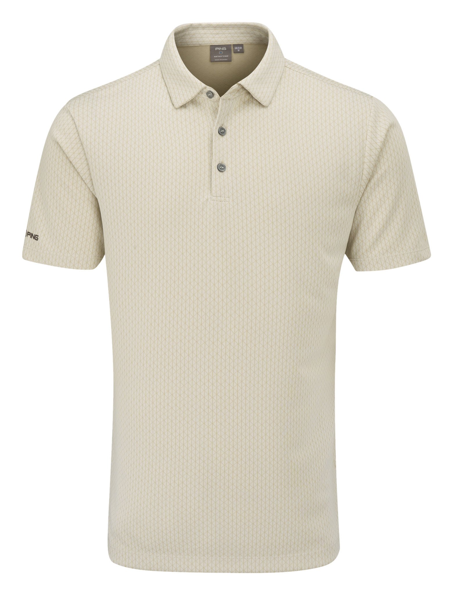PING Hershel polo de hombre, egret multi