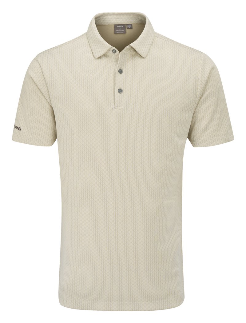 PING Hershel polo de hombre, egret multi