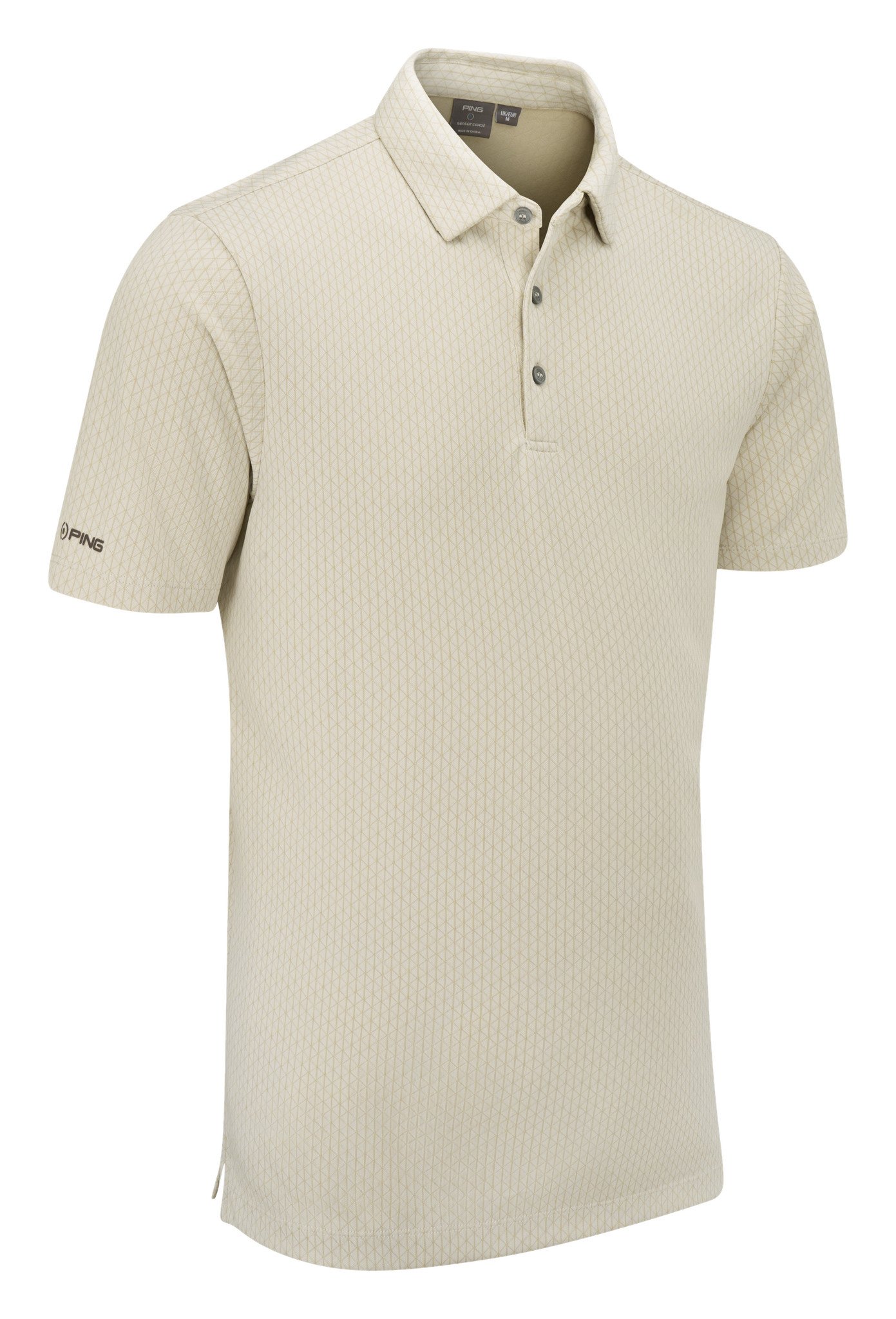 PING Hershel polo de hombre, egret multi