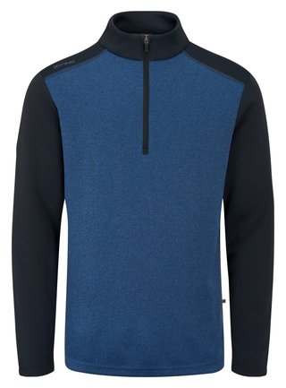 PING Ramsey half zip ribbed fleece jersey de hombre, inky marl/navy