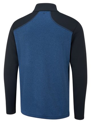 PING Ramsey half zip ribbed fleece jersey de hombre, inky marl/navy