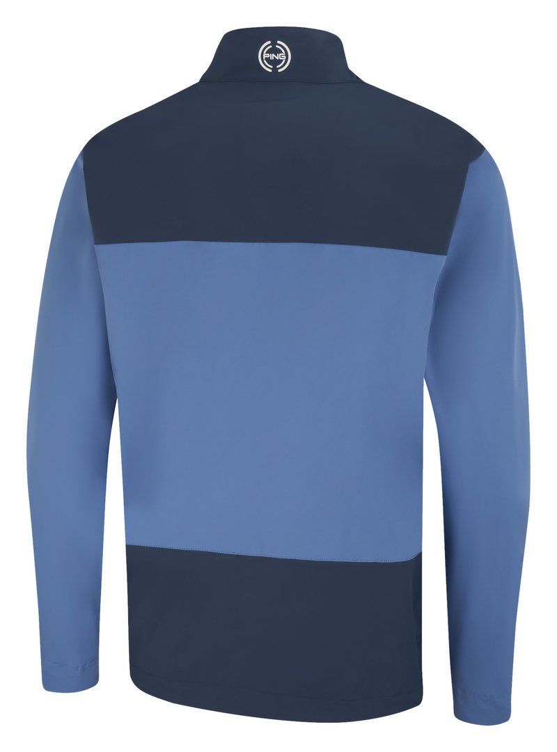 PING AquaDrive chaqueta impermeable para hombre, harbour blue/oxford blue