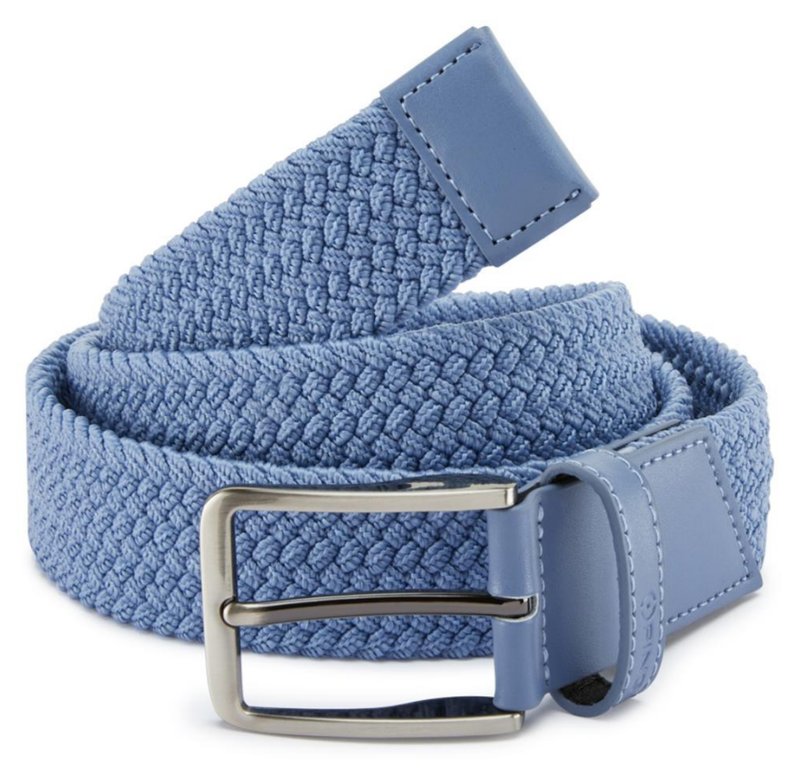 PING Stretch Webbing cinturón de hombre, blue yonder