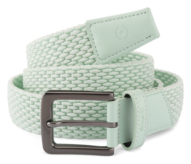 PING Stretch Webbing cinturón de hombre, jade