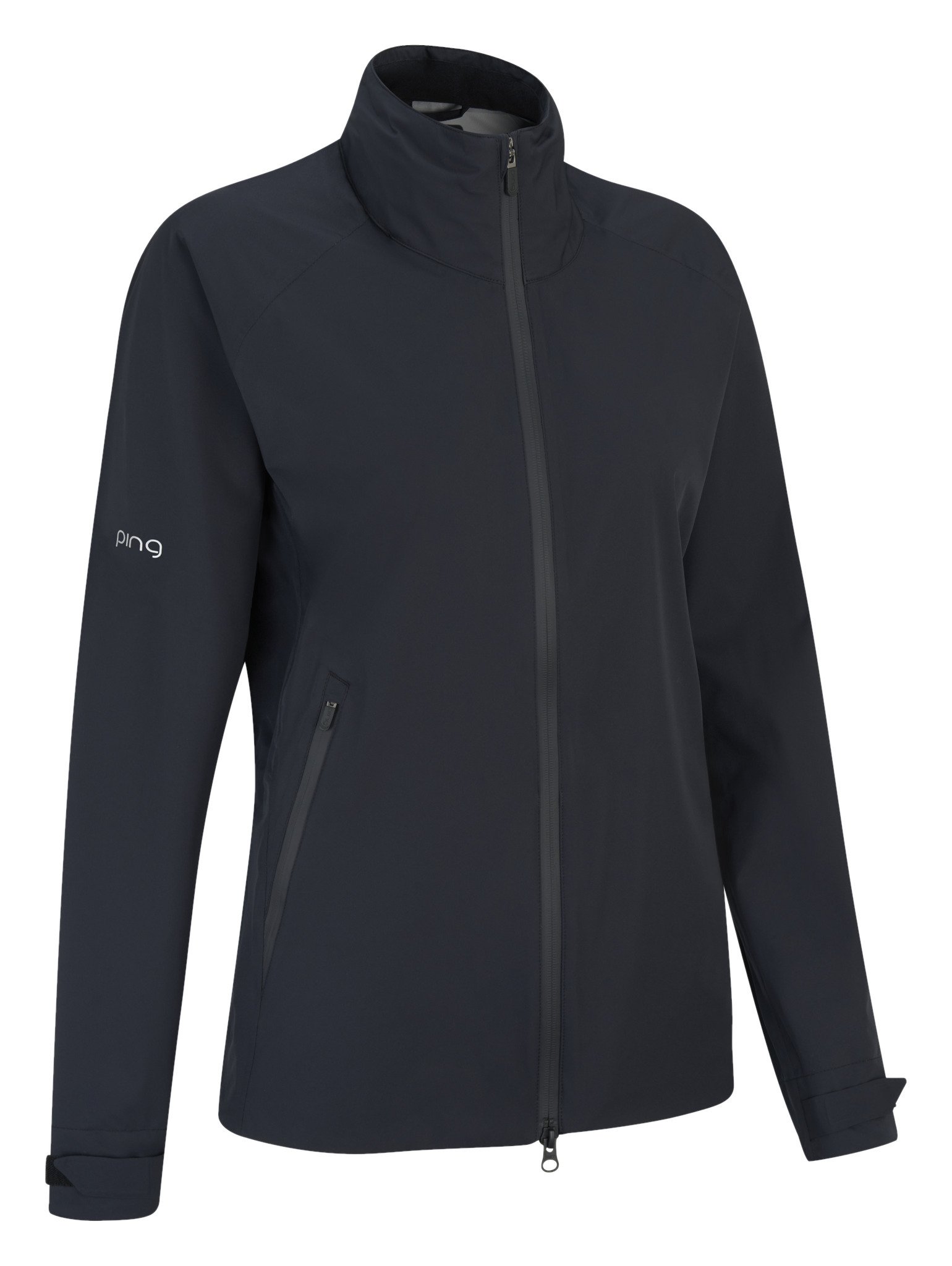 PING AquaDrive chaqueta impermeable de mujer, negra