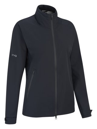 PING AquaDrive chaqueta impermeable de mujer, negra