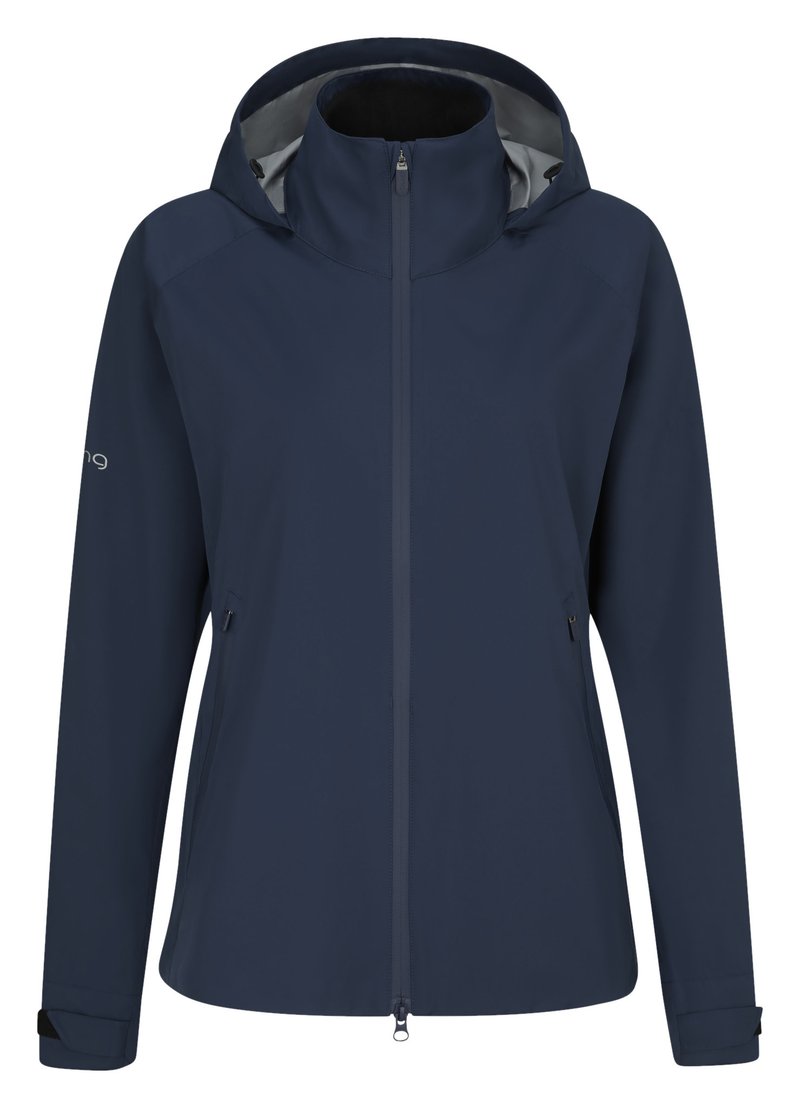 PING AquaDrive chaqueta impermeable de mujer, oxford blue