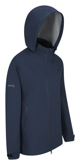 PING AquaDrive chaqueta impermeable de mujer, oxford blue