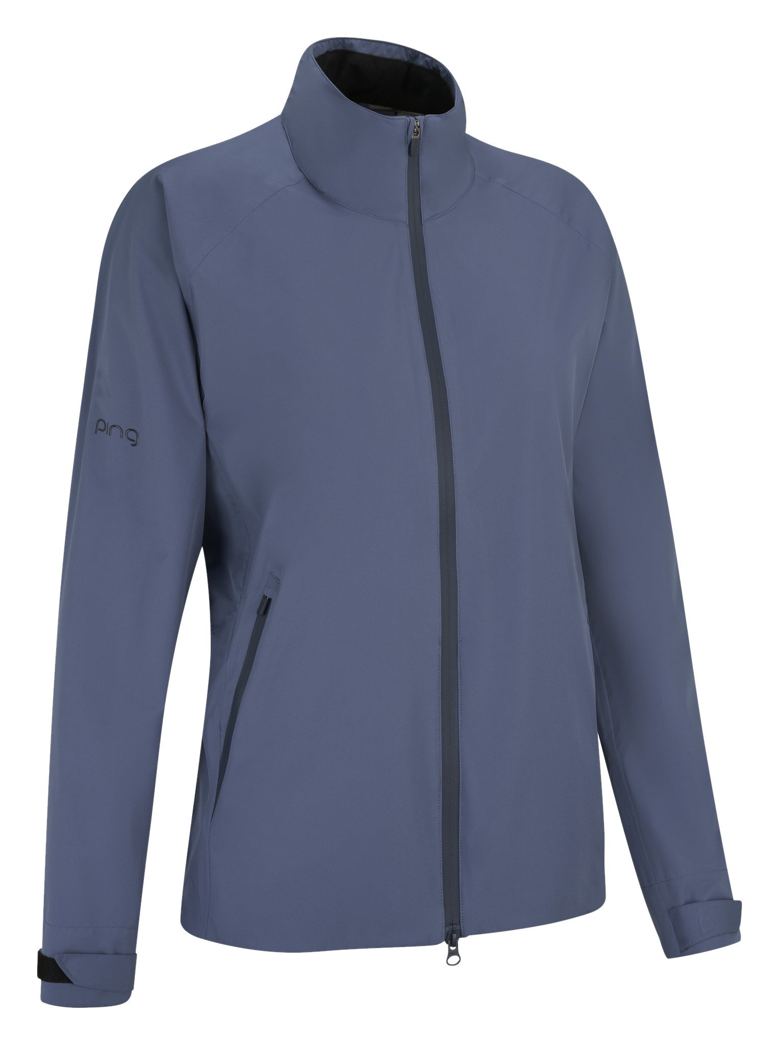 PING AquaDrive chaqueta impermeable de mujer, azul índigo