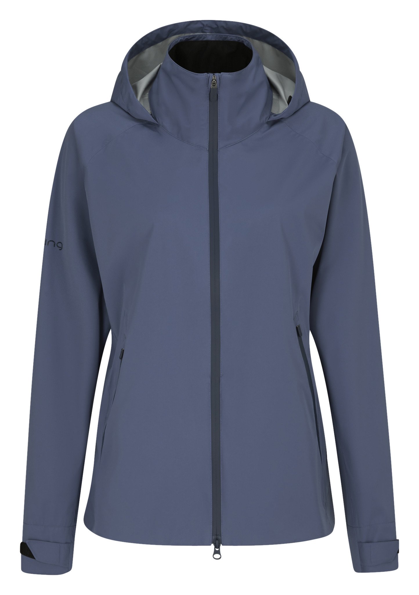 PING AquaDrive chaqueta impermeable de mujer, azul índigo