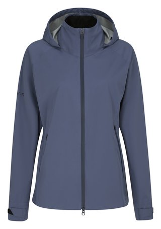 PING AquaDrive chaqueta impermeable de mujer, azul índigo