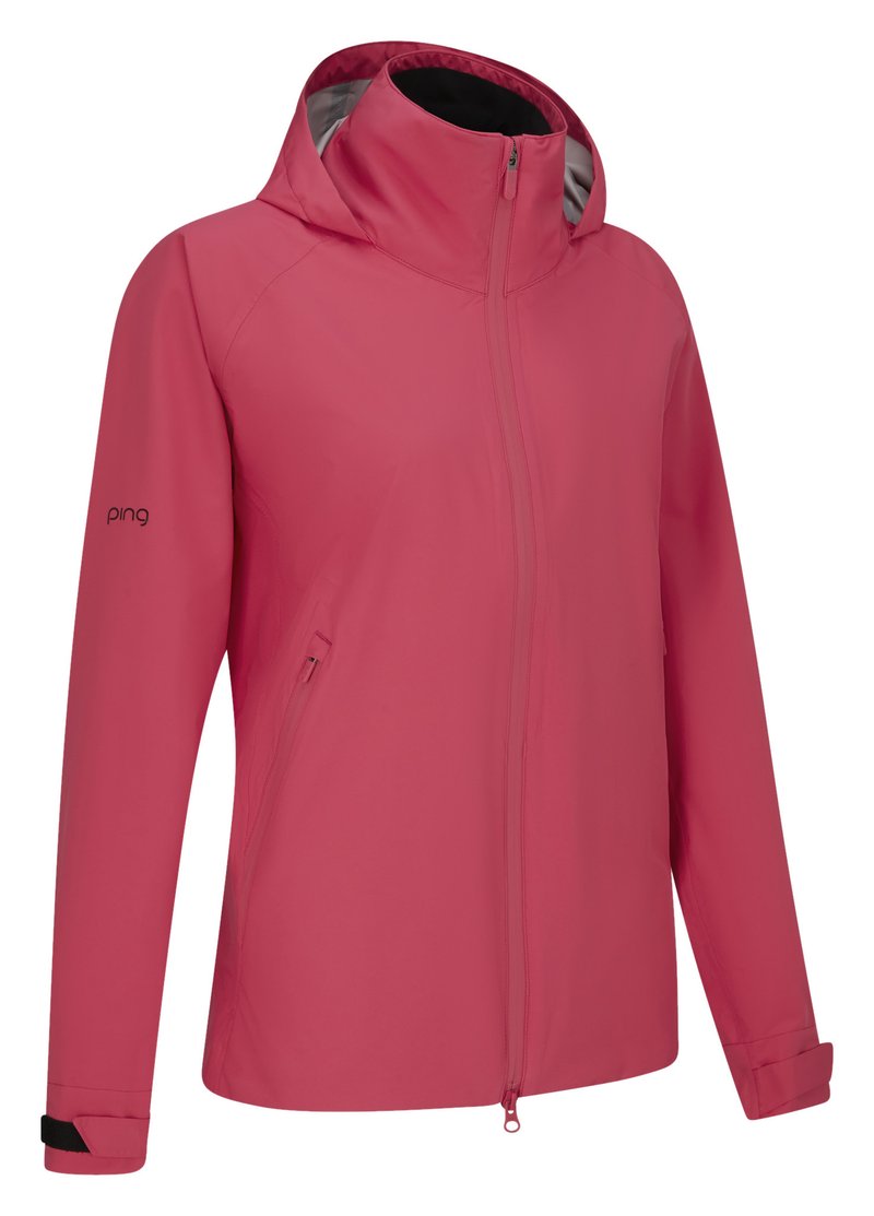 PING AquaDrive chaqueta impermeable de mujer, freesia