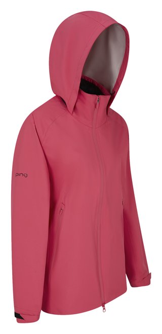 PING AquaDrive chaqueta impermeable de mujer, freesia
