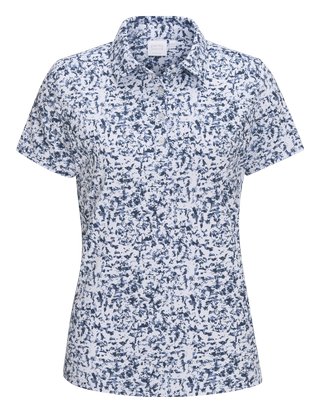 PING Mave polo de mujer, blanco multicolor