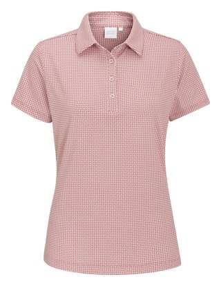 PING Mave polo de mujer, coral blush/white