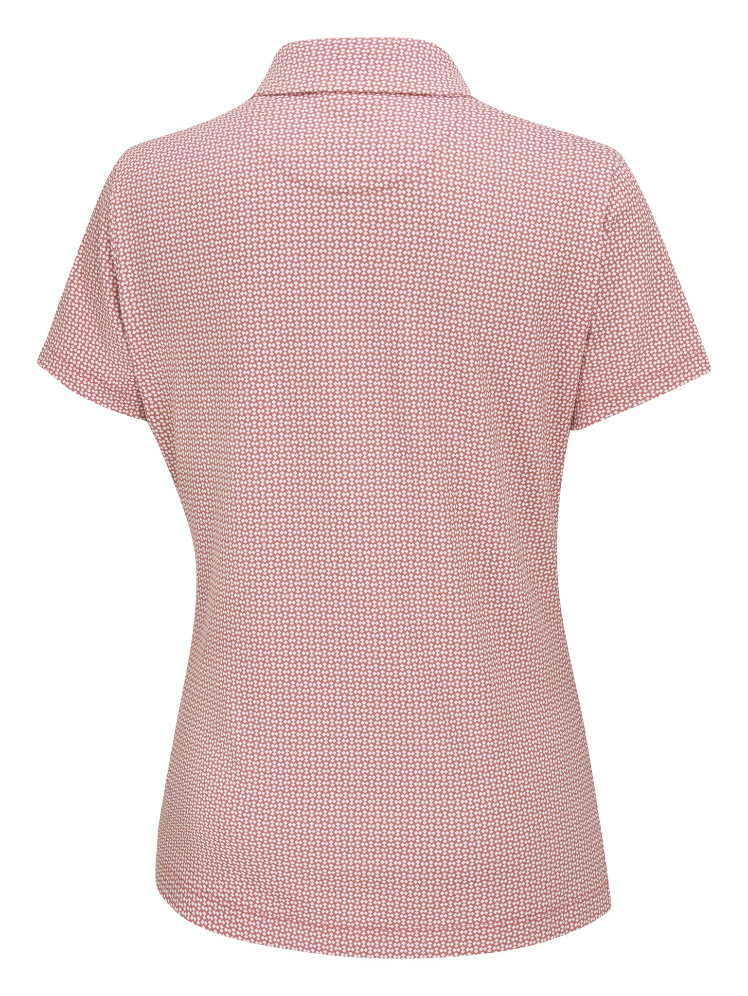 PING Mave polo de mujer, coral blush/white