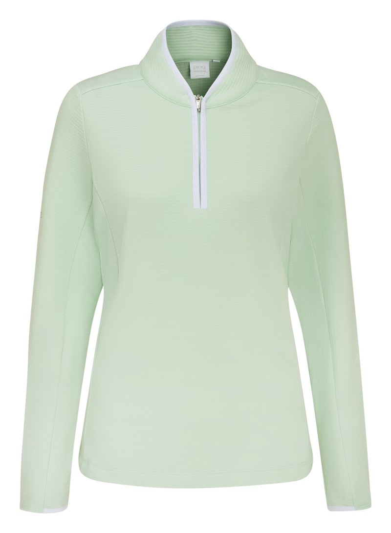 PING Abigale Performance Fleece sudadera de mujer, jade