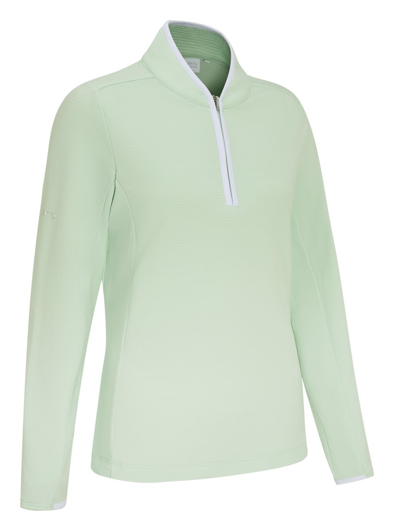 PING Abigale Performance Fleece sudadera de mujer, jade