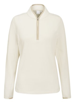 PING Abigale Performance Fleece sudadera de mujer, egret