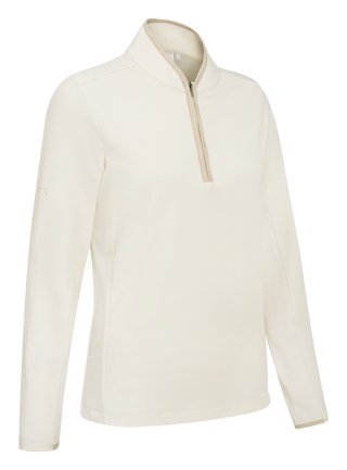 PING Abigale Performance Fleece sudadera de mujer, egret