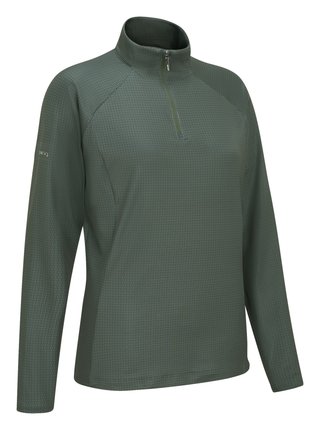 PING Jasmine Printed manga larga camiseta de mujer, gorse green/laurel