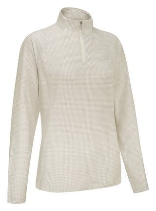 PING Jasmine Printed de manga larga camiseta de mujer, egret/tawny