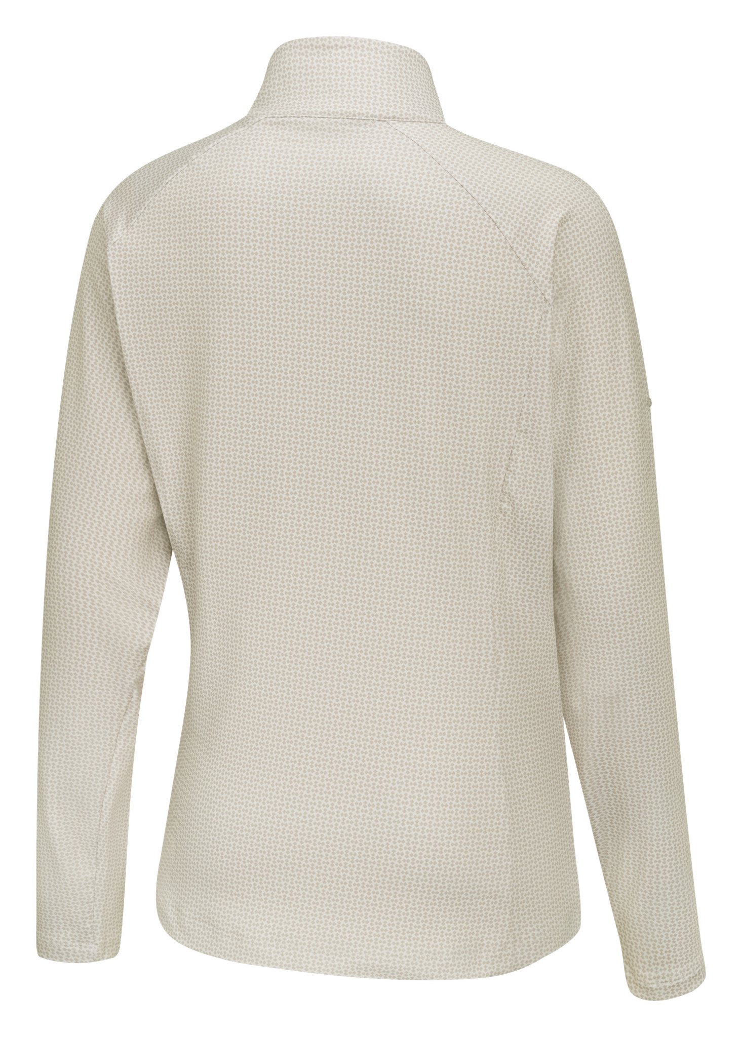 PING Jasmine Printed de manga larga camiseta de mujer, egret/tawny