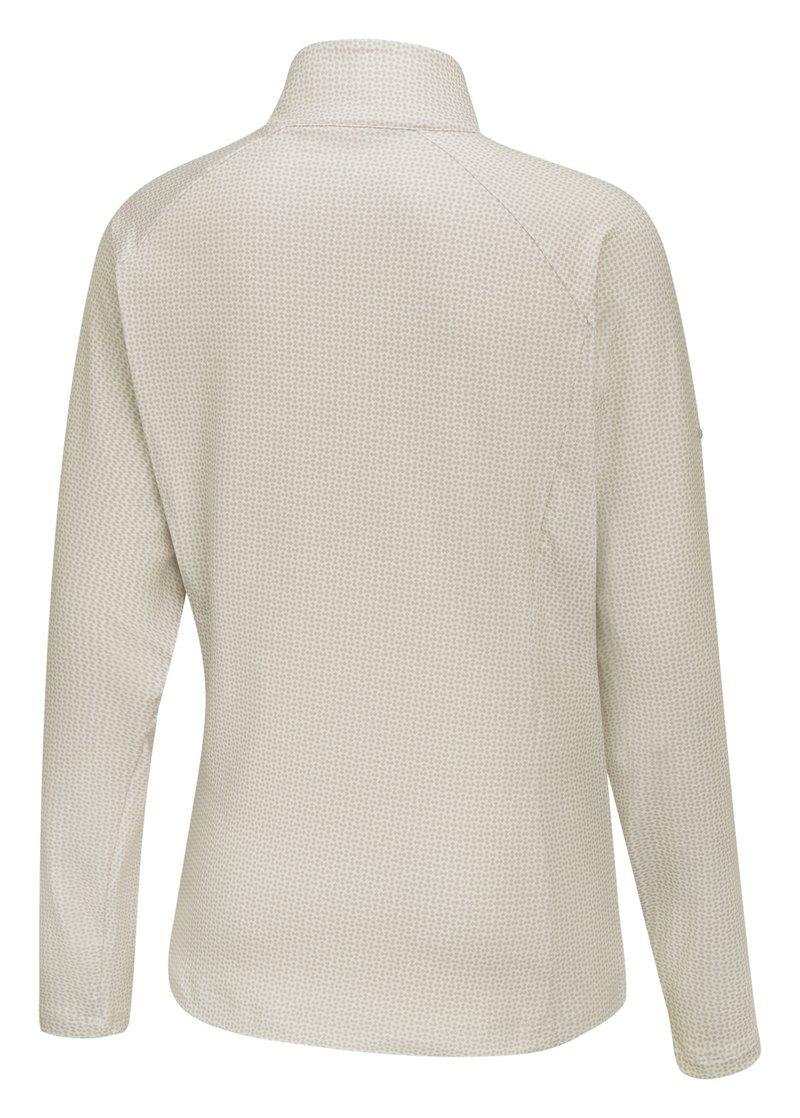 PING Jasmine Printed de manga larga camiseta de mujer, egret/tawny