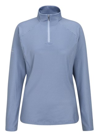 PING Jasmine Printed camiseta de manga larga de mujer, viola/blue indigo