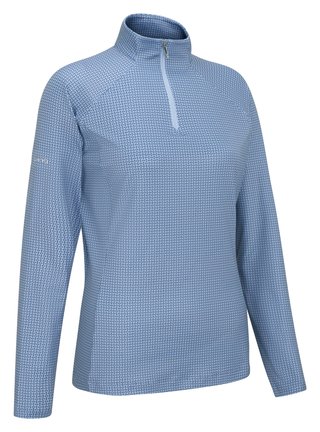 PING Jasmine Printed camiseta de manga larga de mujer, viola/blue indigo