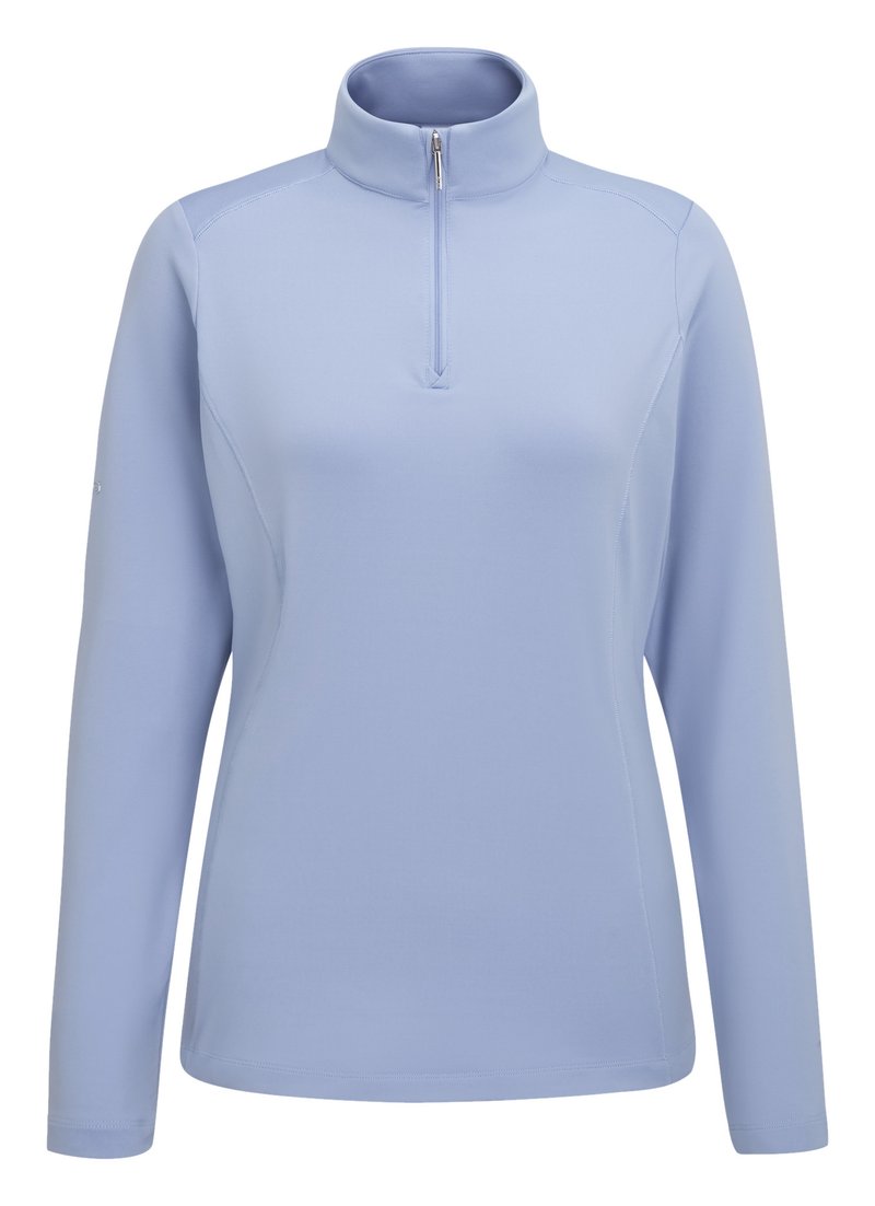 PING Aveline Half Zip dámska camiseta de manga larga, viola