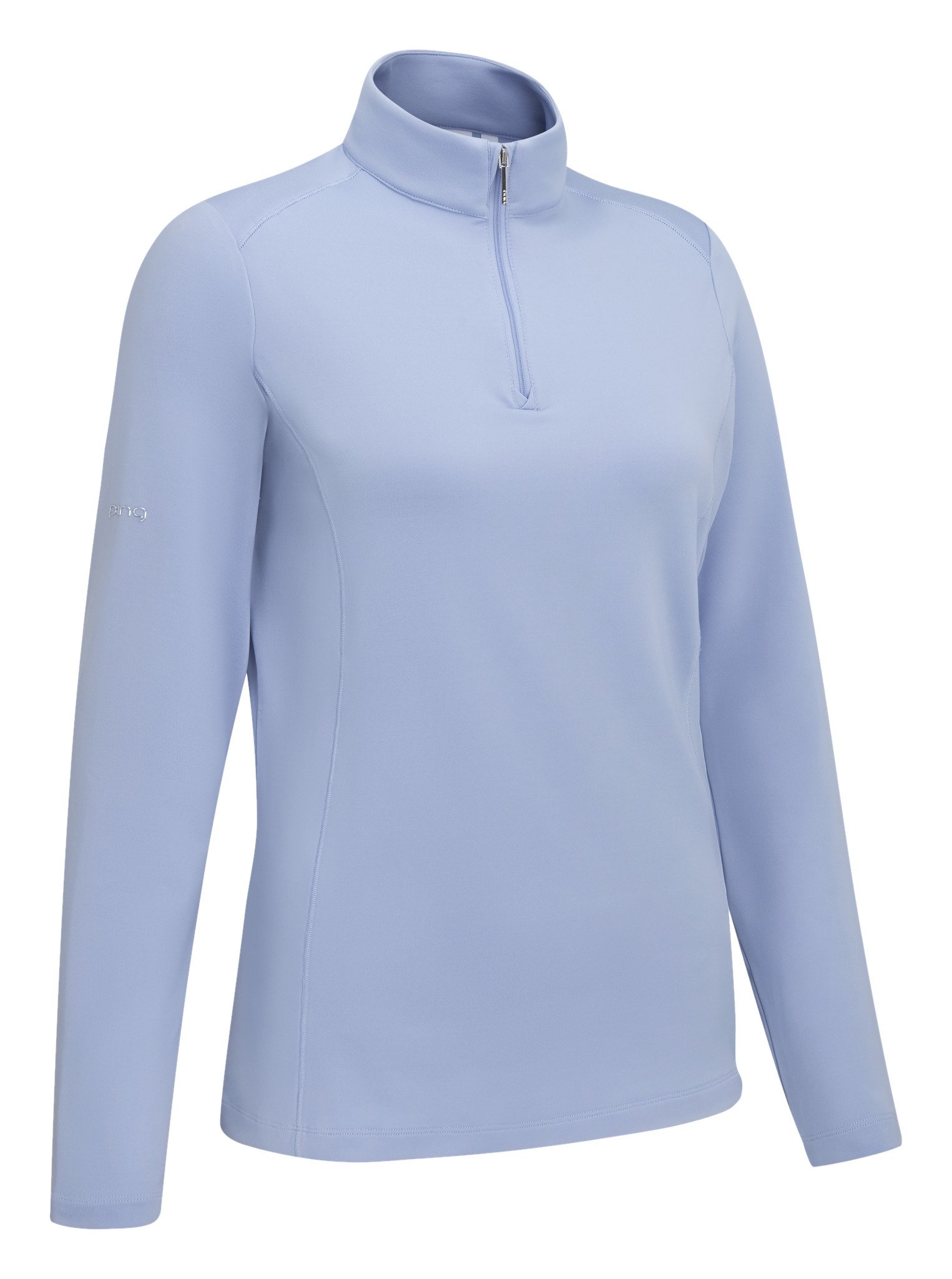 PING Aveline Half Zip dámska camiseta de manga larga, viola