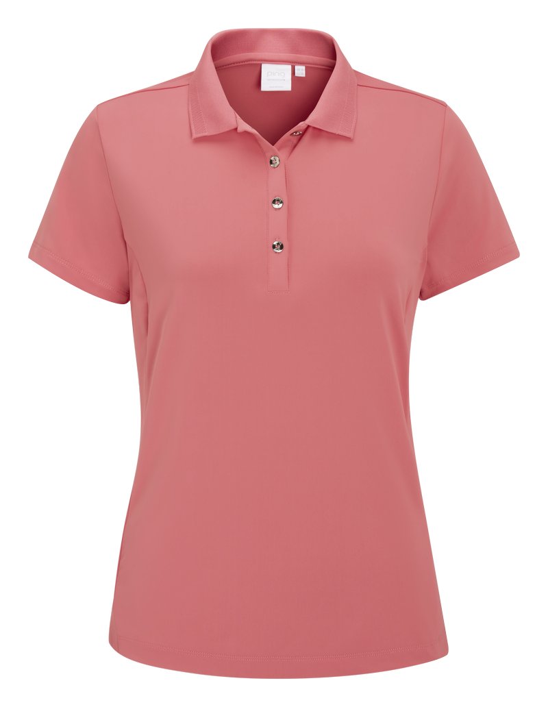 PING Sedona polo de mujer, coral blush