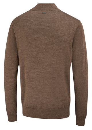 PING Dorset Quarter Zip suéter de hombre, coffe marl