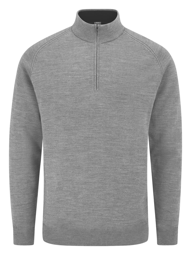 PING Hugh sudadera de capa intermedia para hombre, french grey marl