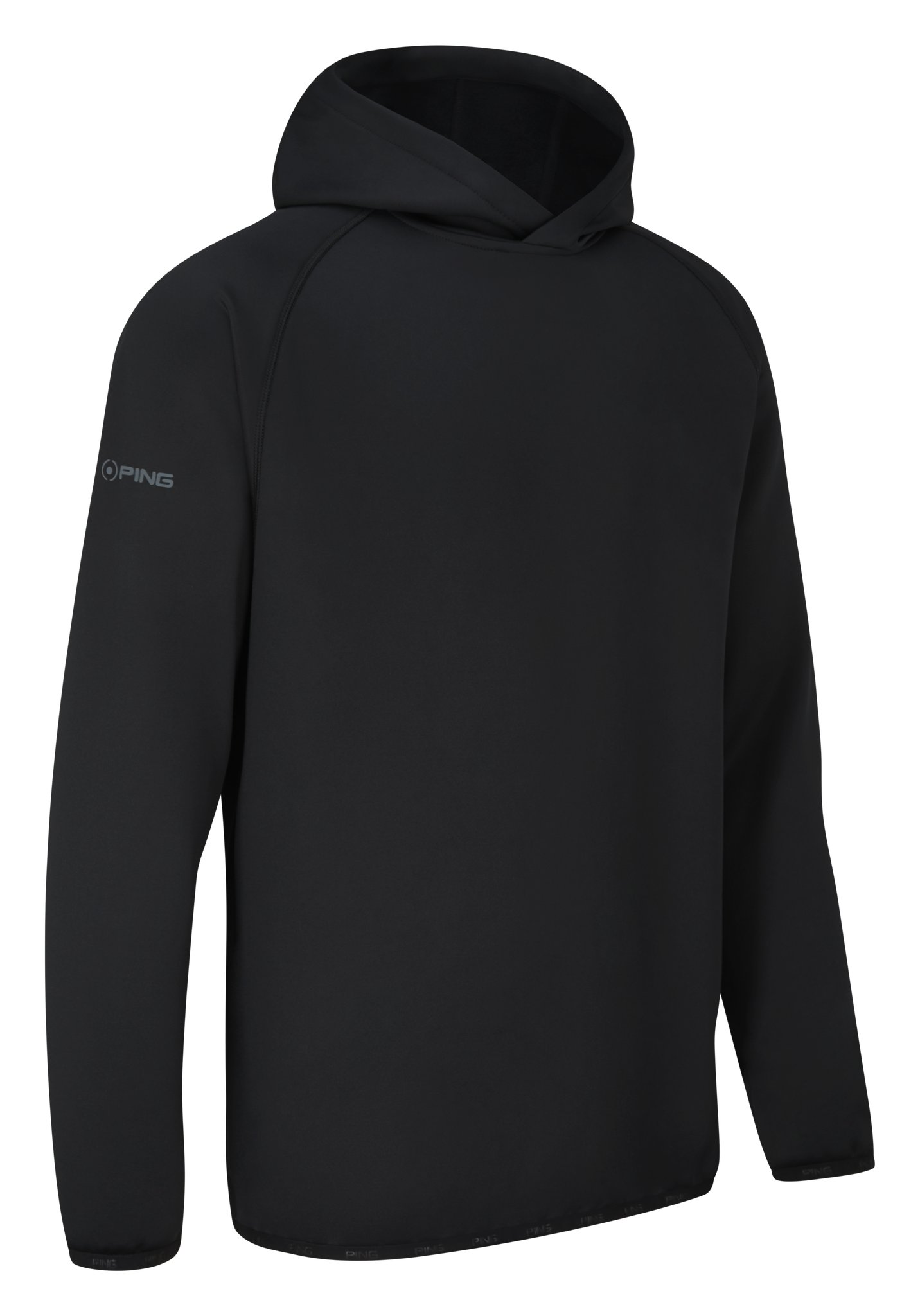 PING Saul sudadera con capucha para hombre, negra