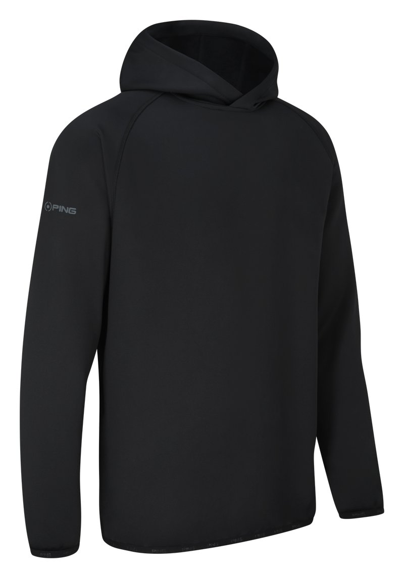 PING Saul sudadera con capucha para hombre, negra