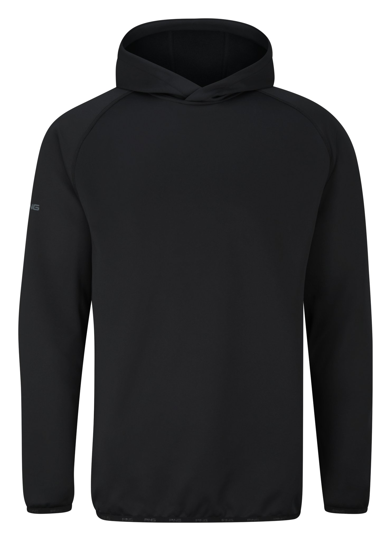 PING Saul sudadera con capucha para hombre, negra