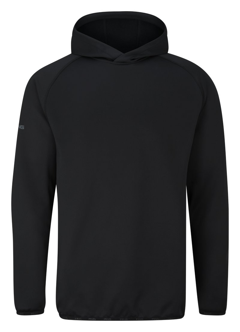 PING Saul sudadera con capucha para hombre, negra