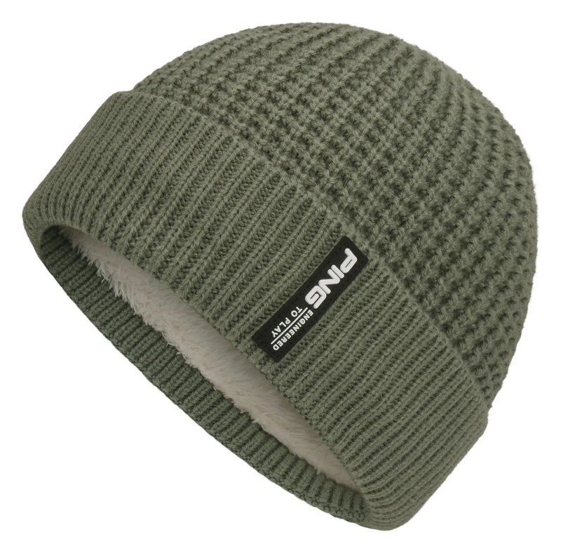 PING Quintin SensorWarm Knit gorra de hombre, laurel