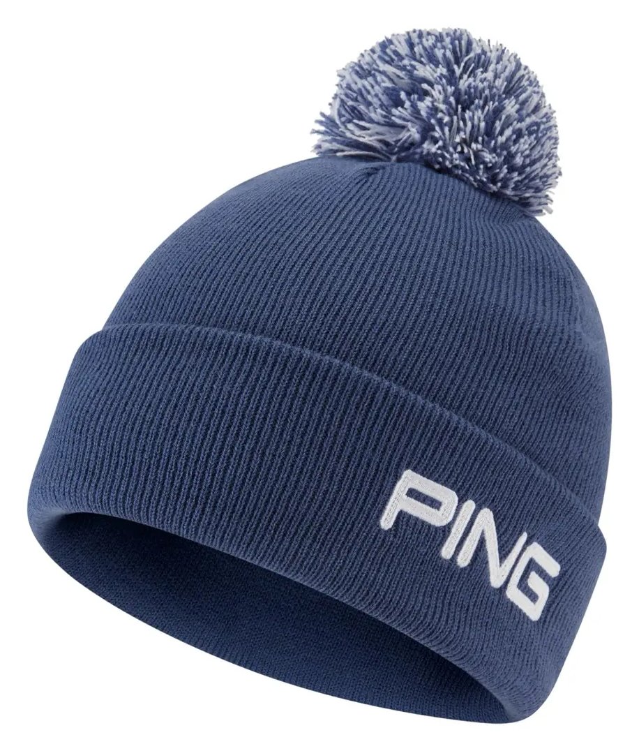 PING Cresting Knit gorro de invierno de hombre, azul profundo