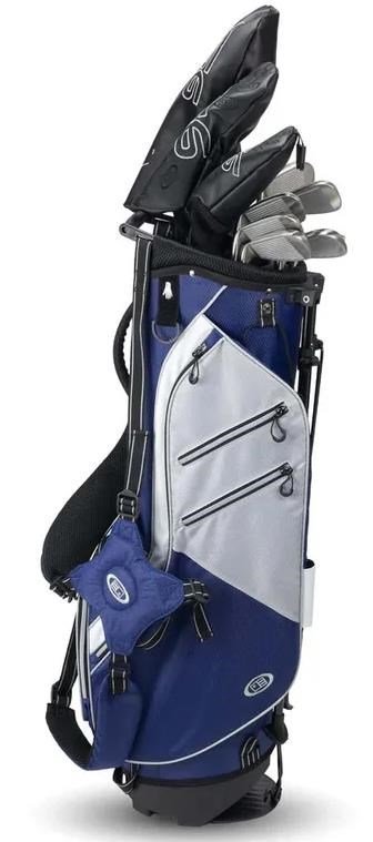 U.S. Kids Golf TS6-60 (152cm) set de golf júnior, grafito, +stand bag, navy/gris/blanco