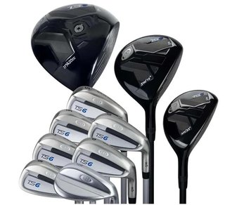 U.S. Kids Golf TS6-60 (152cm) set de golf júnior, grafito, +stand bag, navy/gris/blanco