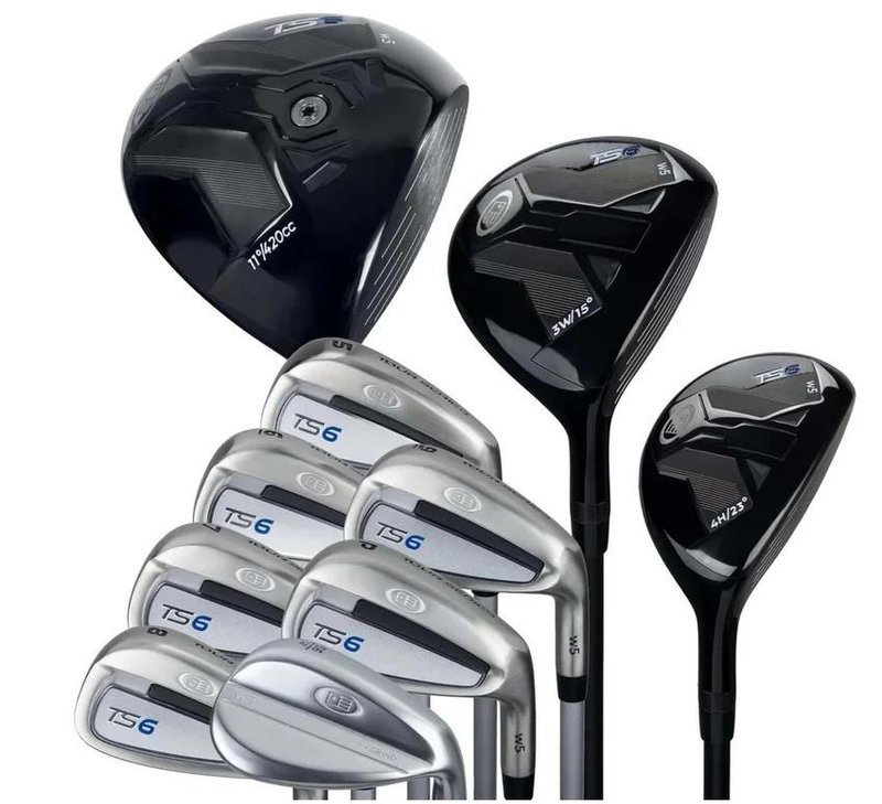 U.S. Kids Golf TS6-60 (152cm) set de golf júnior, grafito, +stand bag, navy/gris/blanco