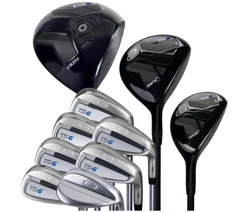 U.S. Kids Golf TS6-63 10 Club Stand Set set de golf junior, grafito