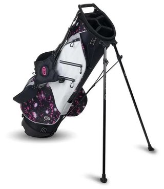 U.S. Kids Golf TS6-48 stand bag junior, pink paint splatter