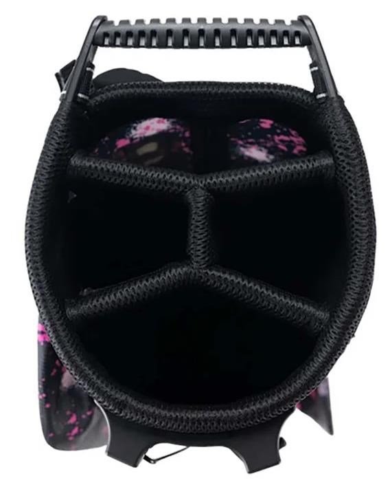 U.S. Kids Golf TS6-48 stand bag junior, pink paint splatter