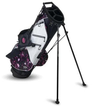 U.S. Kids Golf TS6-51 stand bag junior, pink paint splatter