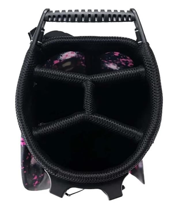 U.S. Kids Golf TS6-51 stand bag junior, pink paint splatter