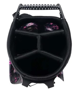 U.S. Kids Golf TS6-51 stand bag junior, pink paint splatter